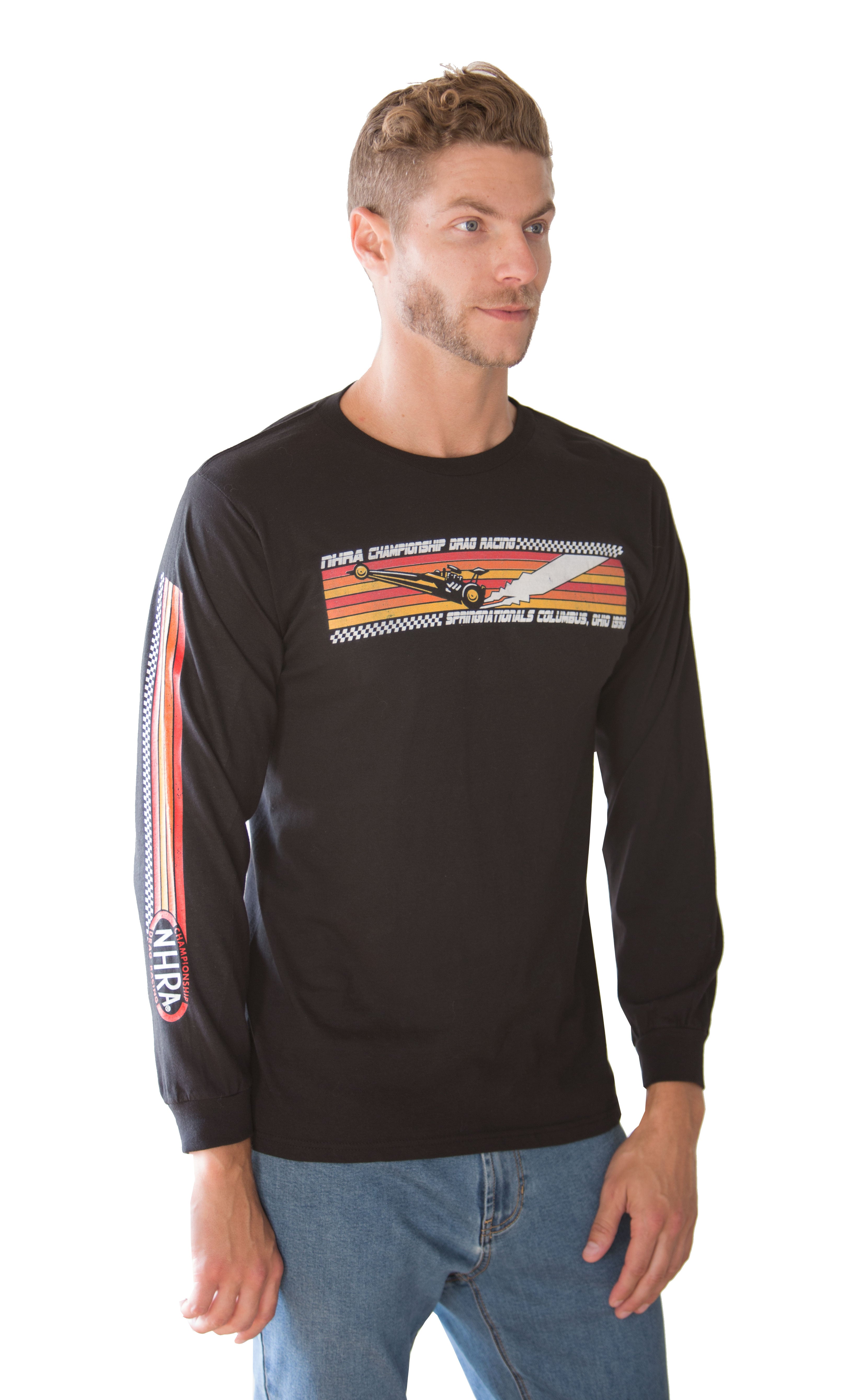 NHRA 1990 Spring Nationals Long Sleeve Graphic Tee – shopputnambrands