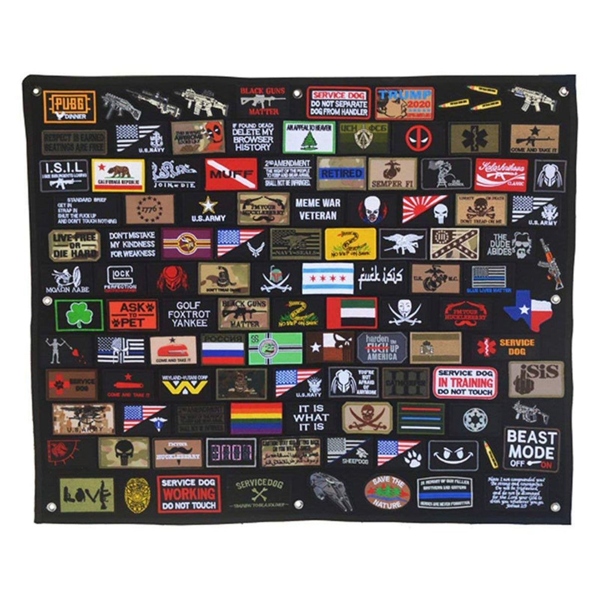 Tactical Patchs Rectangular Display Board Foldable Military Patch Holder  Panel Hanging Badge Display Holder Pad