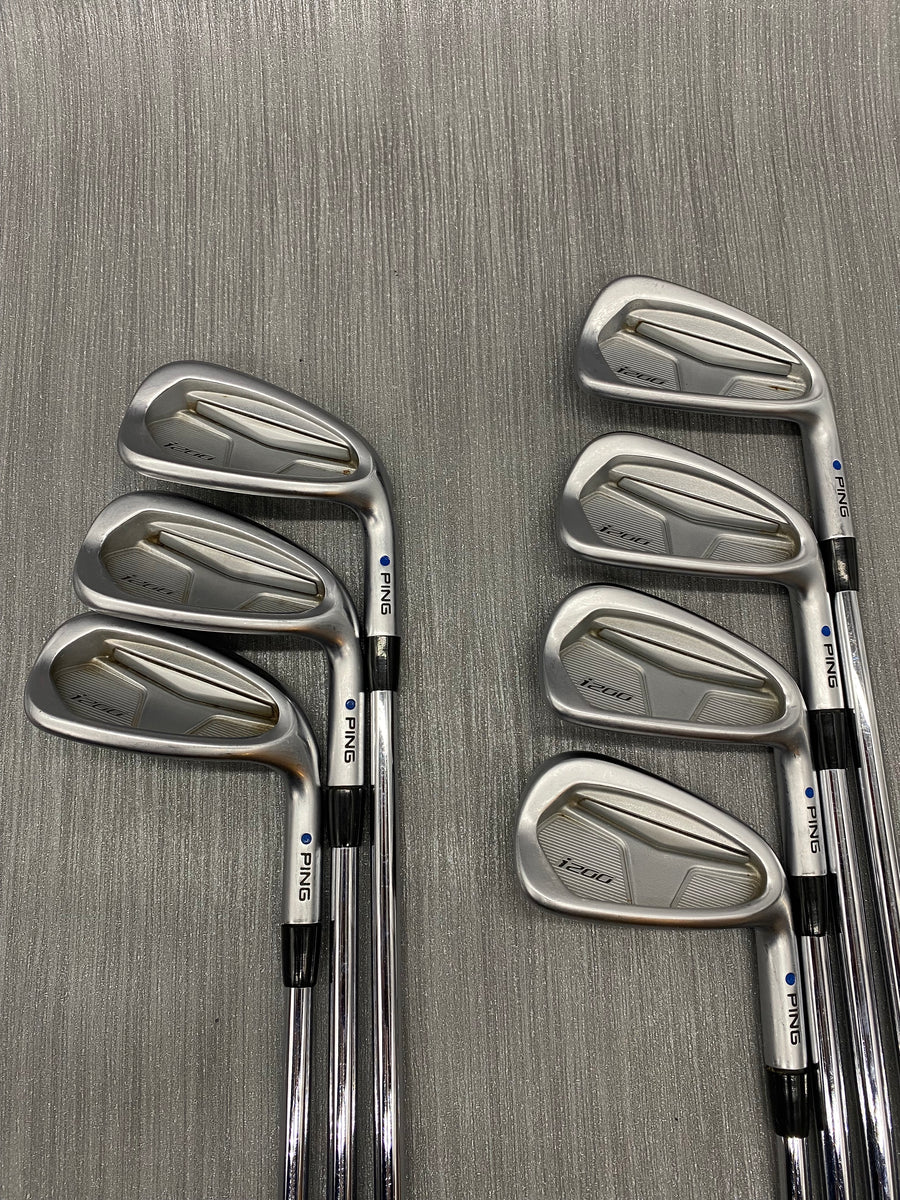 Used Ping i200 Irons (blue dot) / 5PW+UW / Stiff Flex NEXT2NEW GOLF