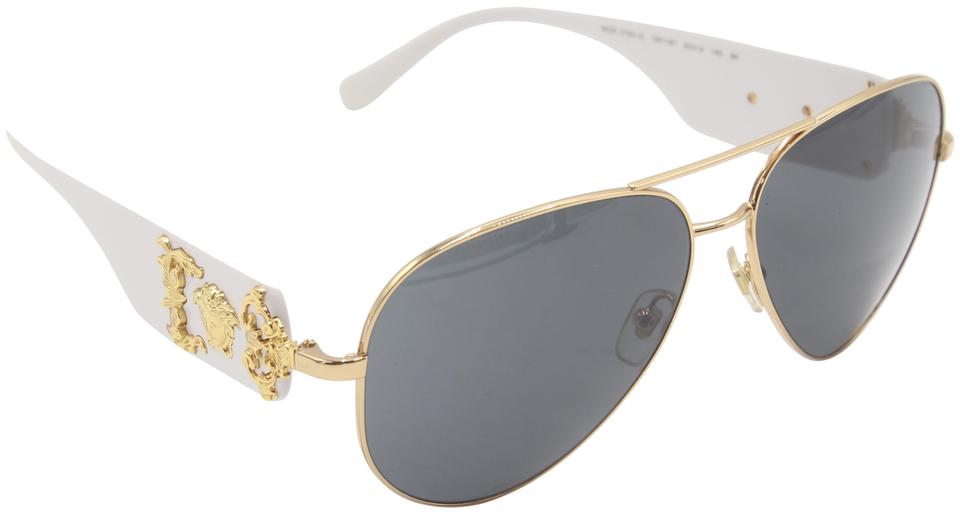 versace white aviator sunglasses