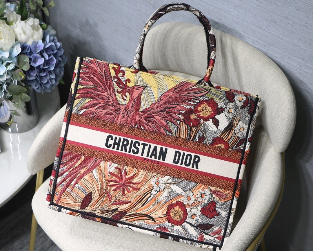 dior phoenix book tote