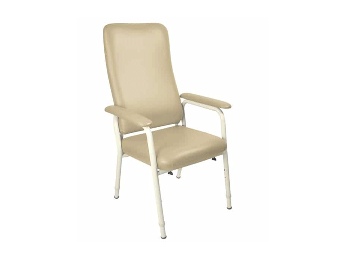 second hand high back hospital chair