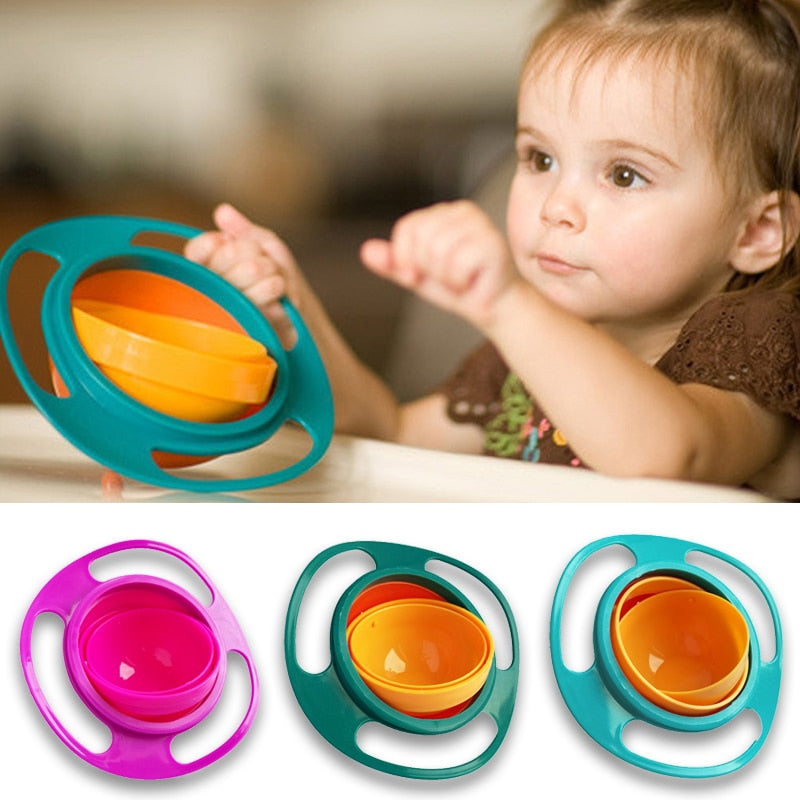 dreht sich 360° Universal Gyro Bowl Snackschüssel für Kinder 