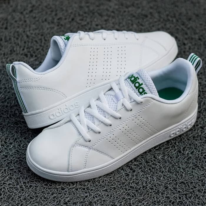 adidas neo advantage white green