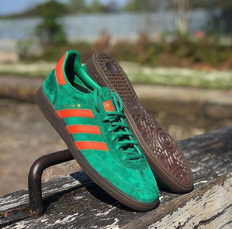 adidas spezial st patrick green