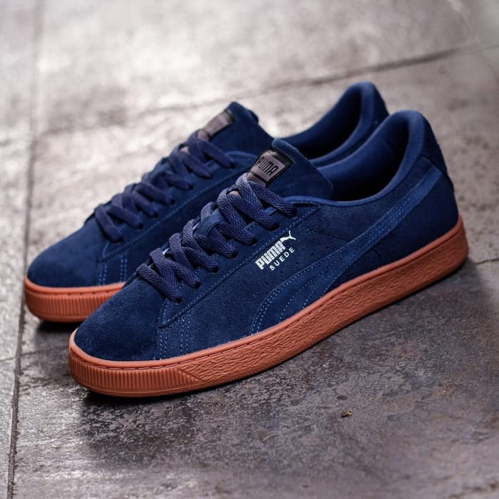 puma suede navy gum