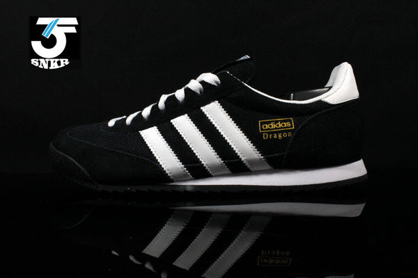 ADIDAS DRAGON BLACK WHITE - 3 Stripe 