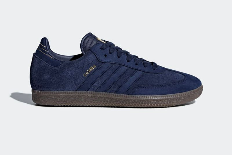 Free delivery - adidas samba blue navy 