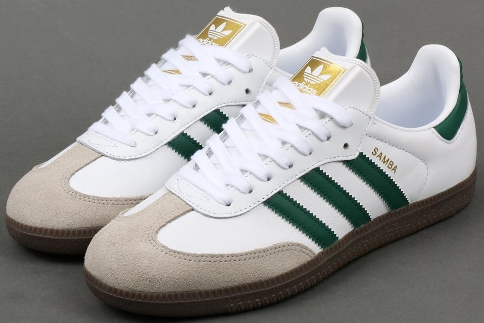 mens green and white adidas trainers