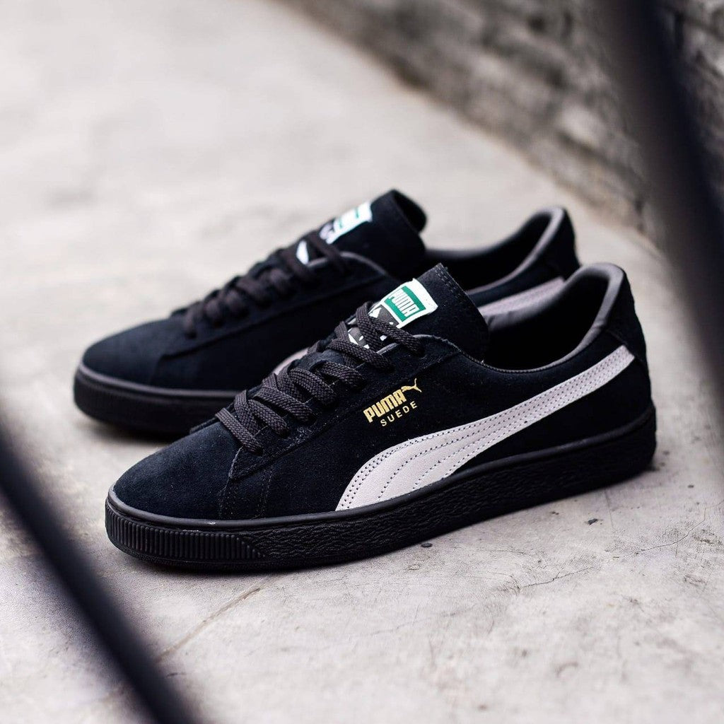 puma suede full black