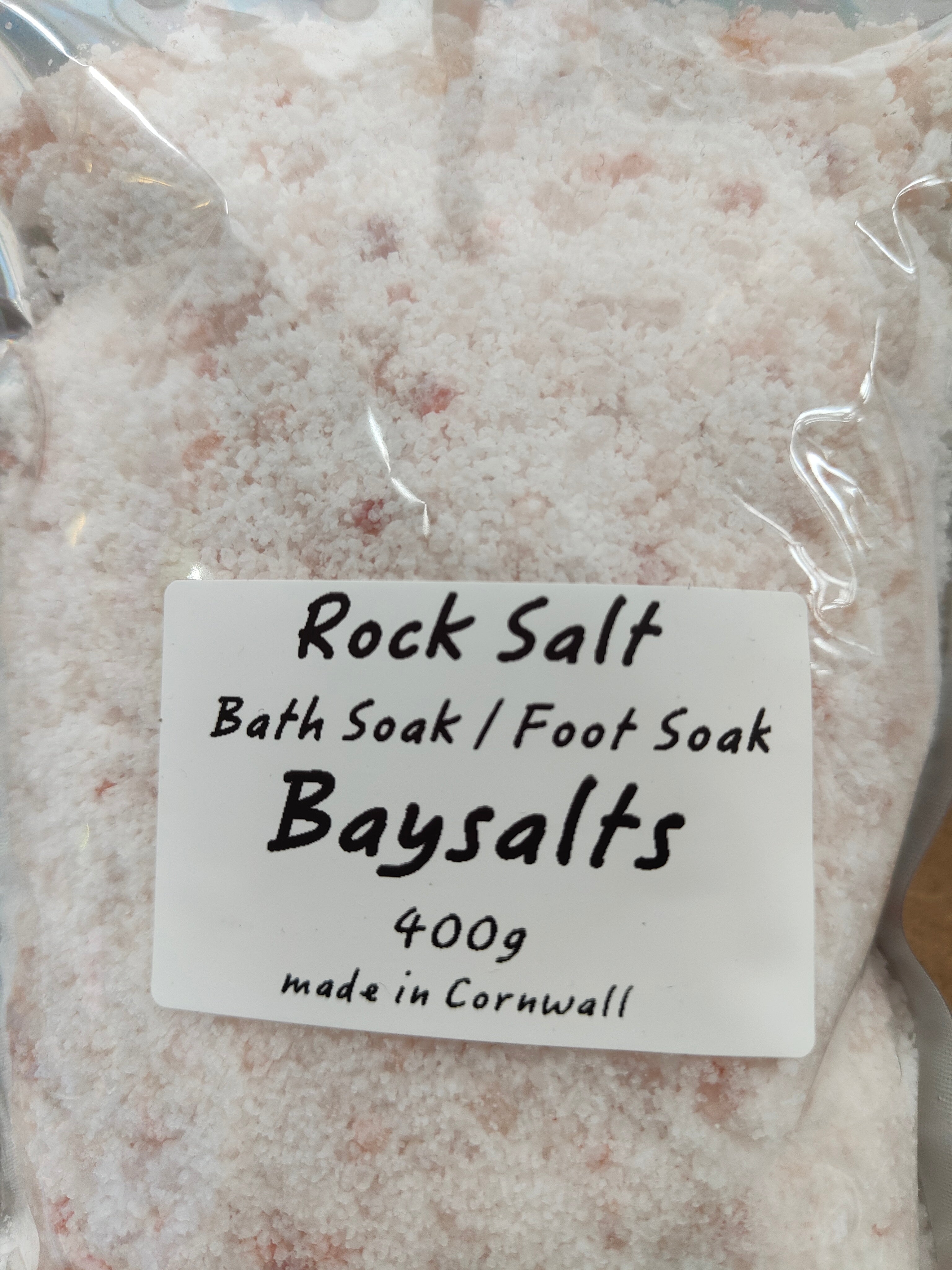 rock salt foot soak