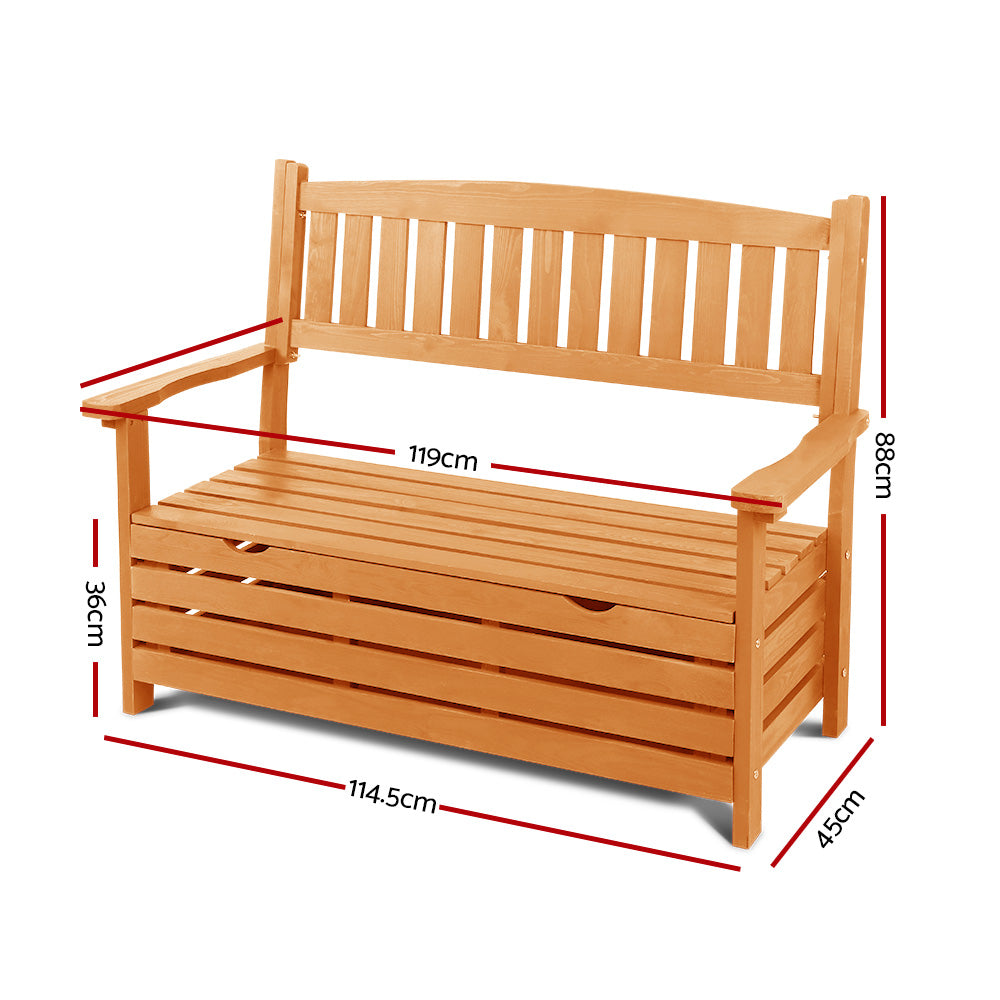 2 seater wooden garden chair