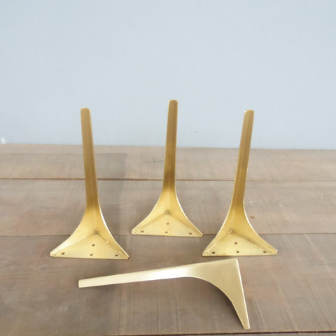 brushed brass furniture legs