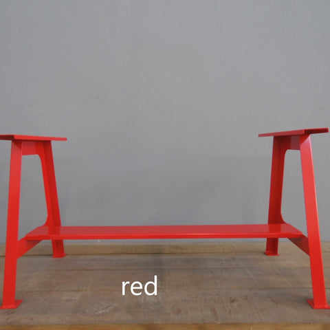 red color single bar table base