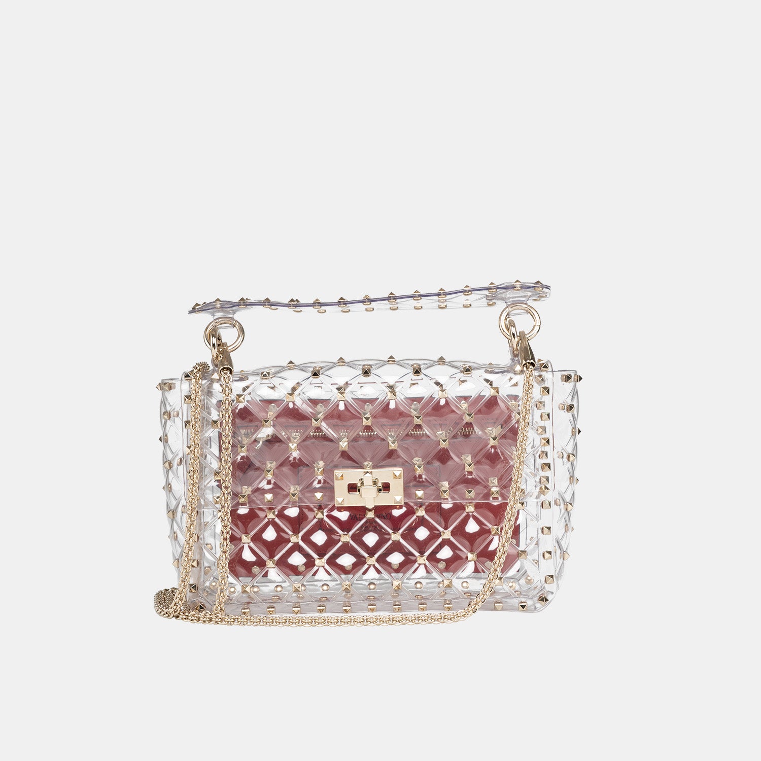 valentino pvc rockstud bag