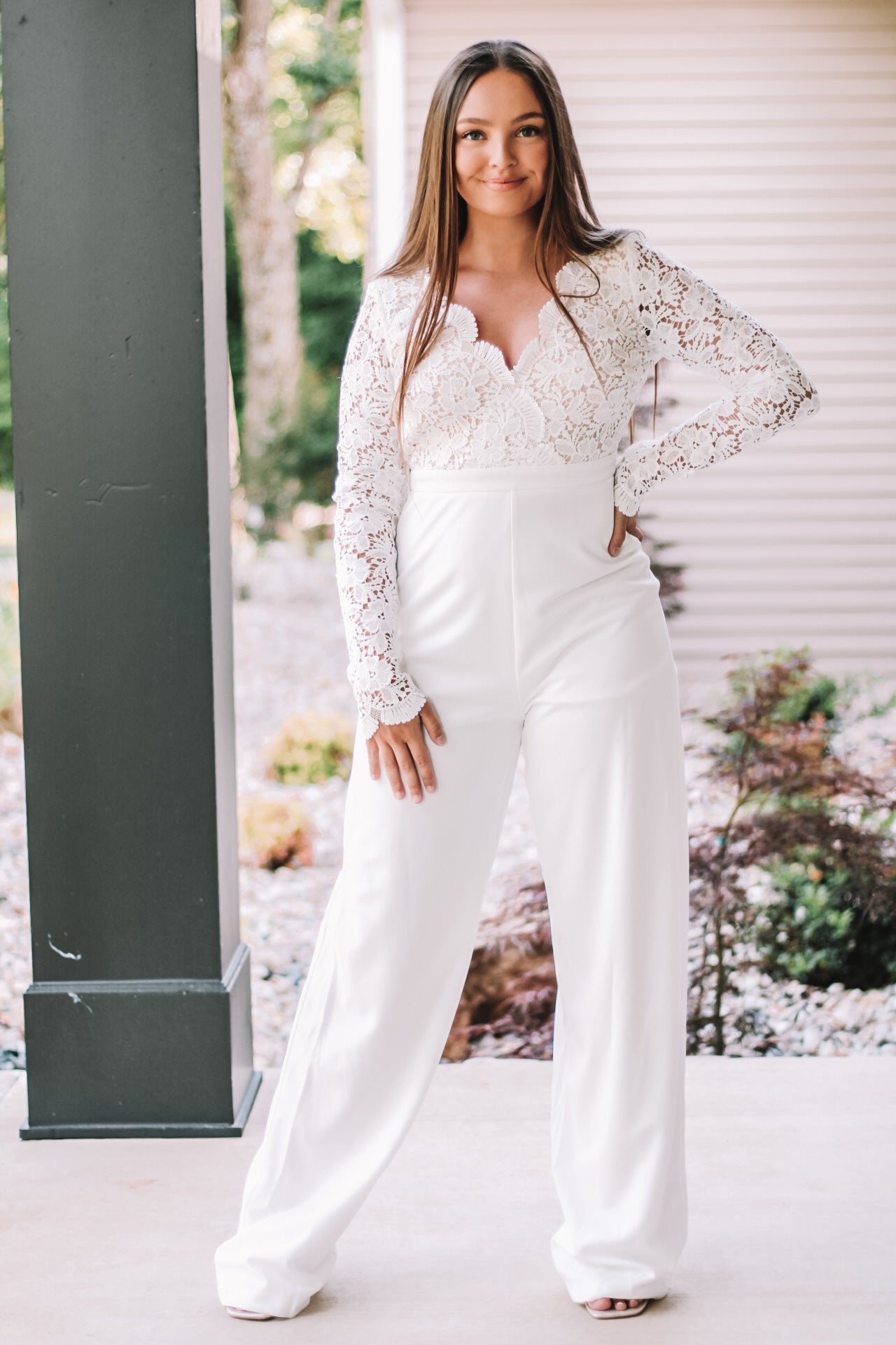 lovely lace jumpsuit