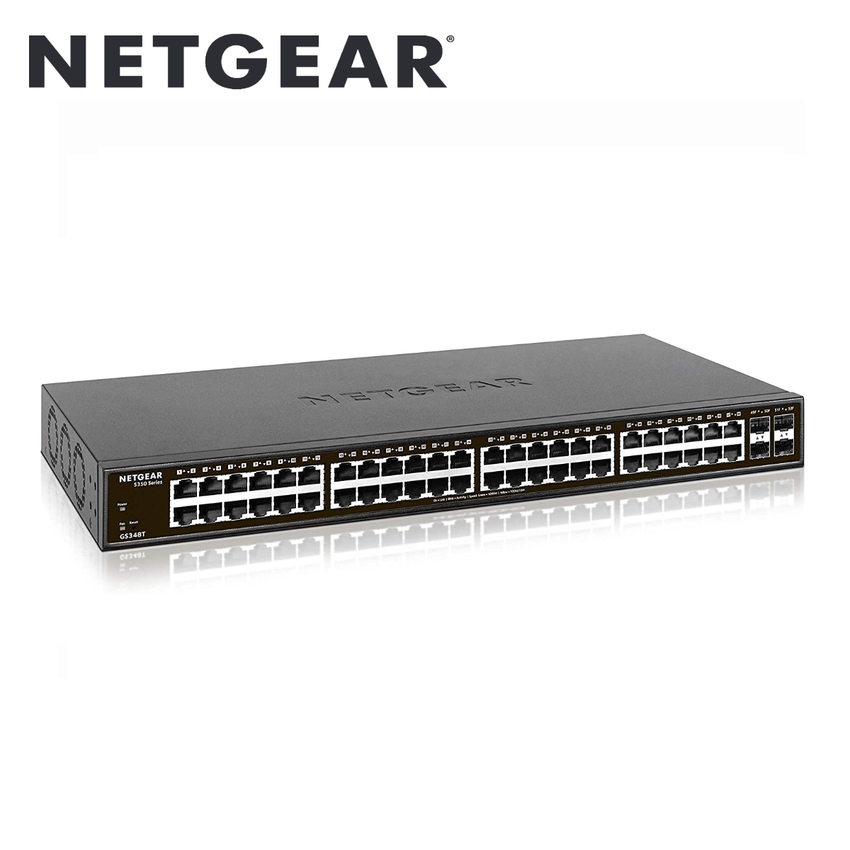 ケーブルを NETGEAR PLUS YU - 通販 - PayPayモール GS348-100AJS