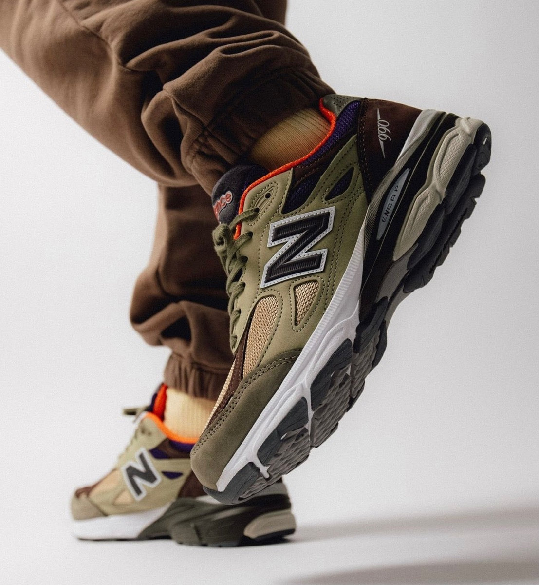 New Balance 990V3 By Teddy Santis Khaki Orange M990BT3 – HIGH TIME