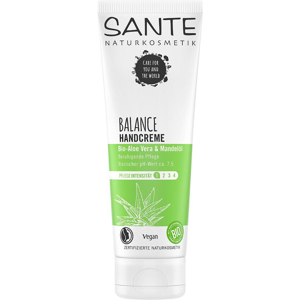 enthousiast eetpatroon haag Sante Balance Hand Cream Organic Aloe Vera & Almond Oil - 75 ml – Beauty  Center Europe