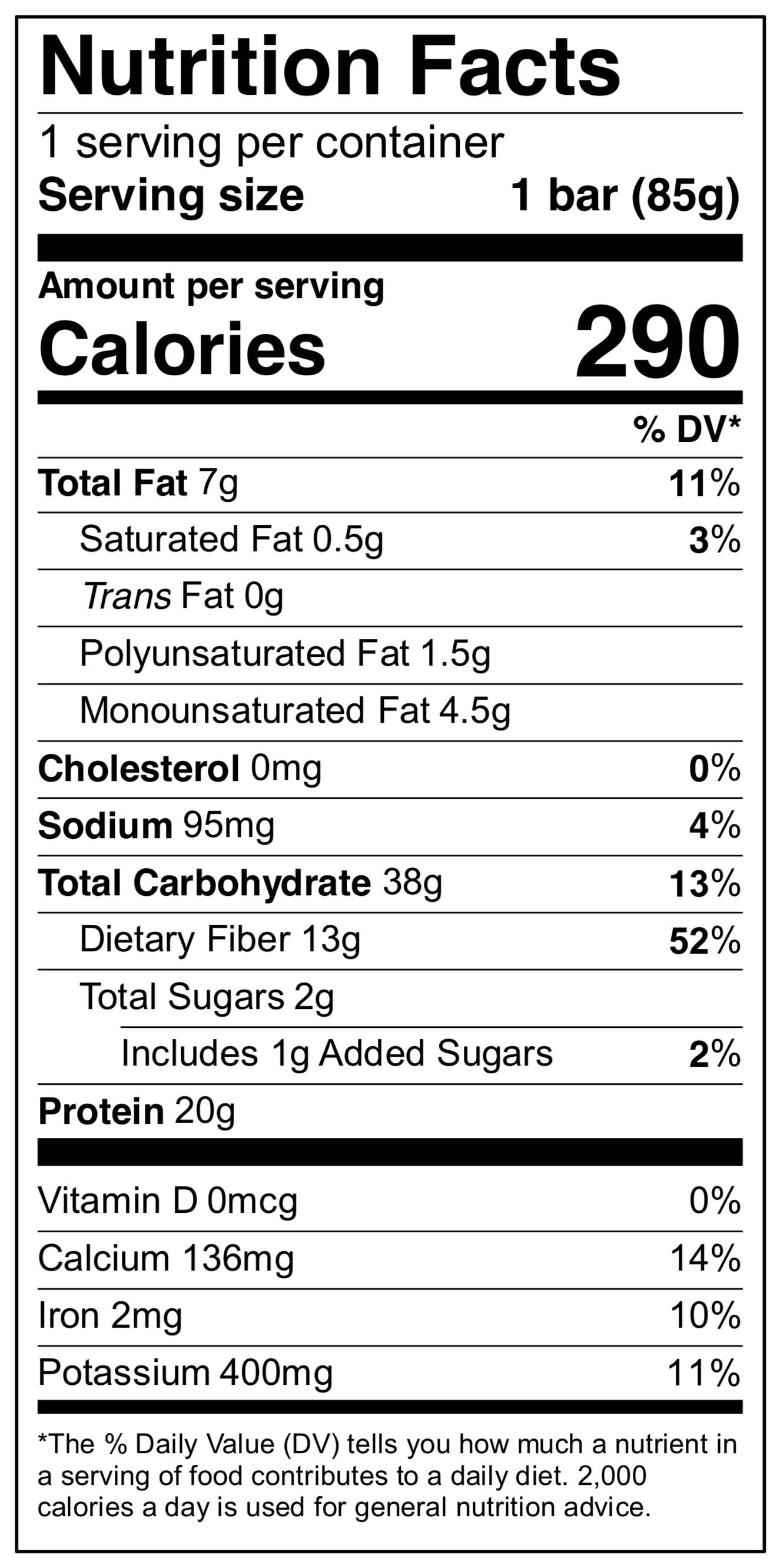 Almond-Brownie-Vukoo-Bar-Nutrition-label-aspen-colorado-naturallyboulder-proteinbar-glutenfreebar
