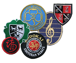 embroidered badges