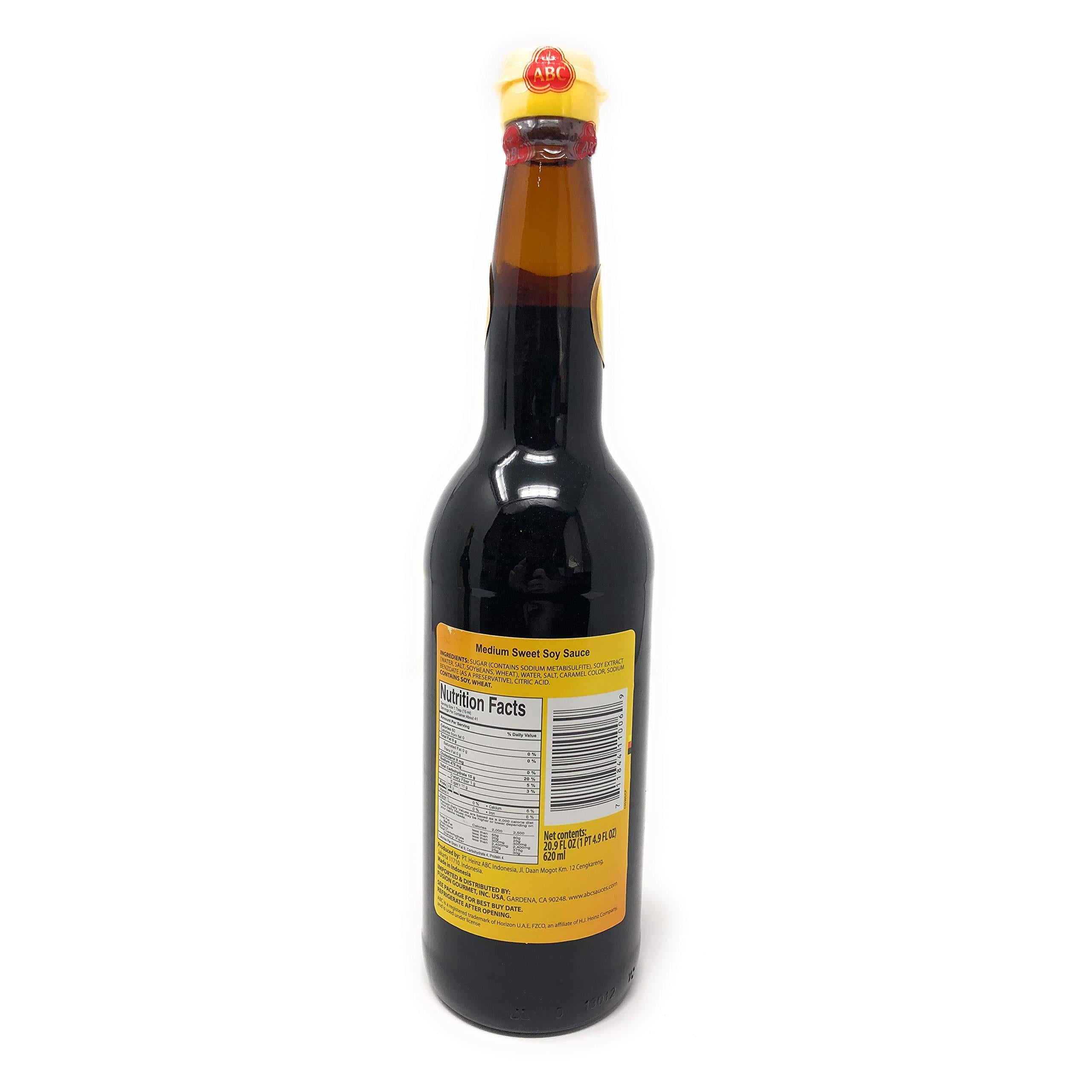 Kecap Manis Sedang - Medium Sweet Soy Sauce - (Pack of 2)