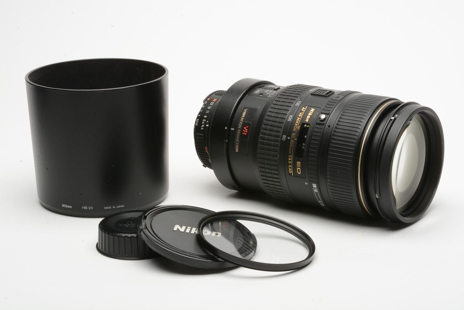 EXC++ NIKON NIKKOR AF 80-400mm f4.5-5.6 D ED VR ZOOM, CLEAN