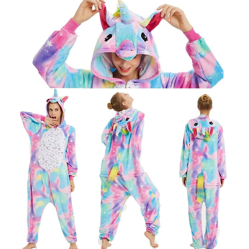 colección Numérico lino Pijama de Unicornio Adulto - Princesa Unicornio