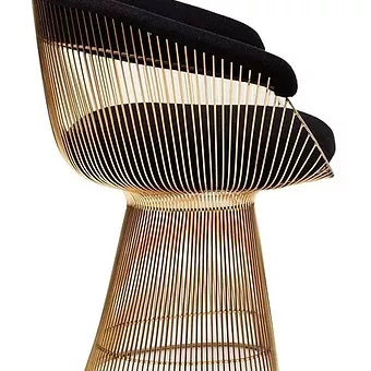 Platner Dining Chair - Gold