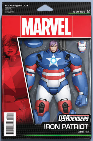 US AVENGERS #1 CHRISTOPHER ACTION FIGURE VARIANT (2017)