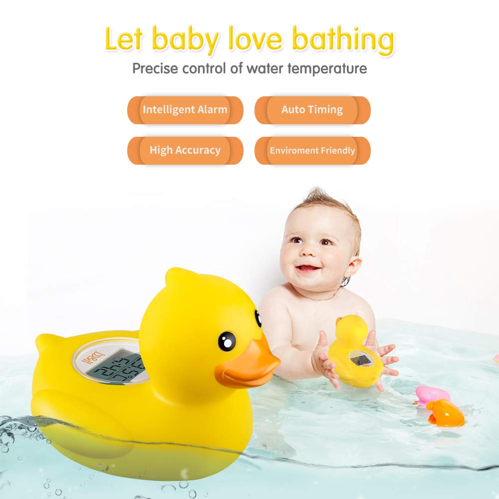 Active Living Digi Duckling Duck Digital Water Thermometer for Children Bath Toy 