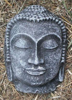 Beautiful detailed Buddha main statue, concrete, garden, decoration