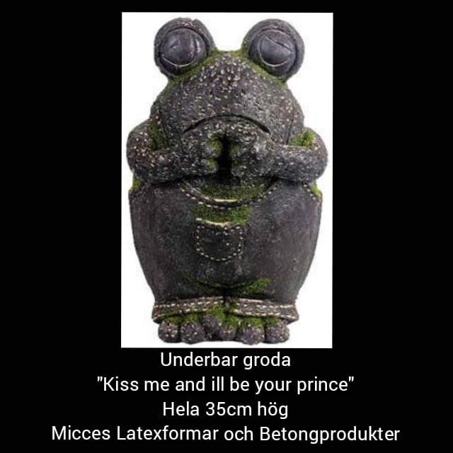 Latex mold, Wonderfully decorative Cute Frog, Mould For Concrete Casting