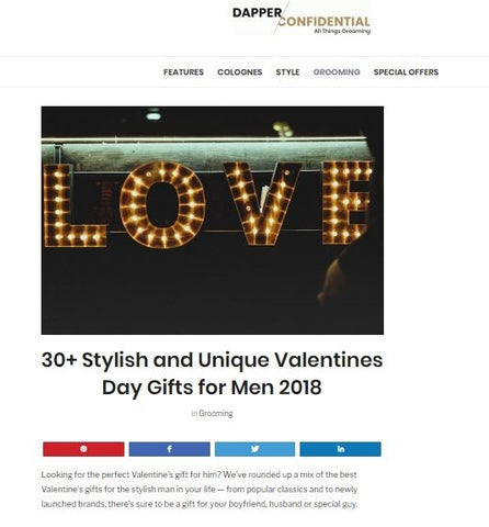 Dapper Confidential Unique Valentines Gifts for Men