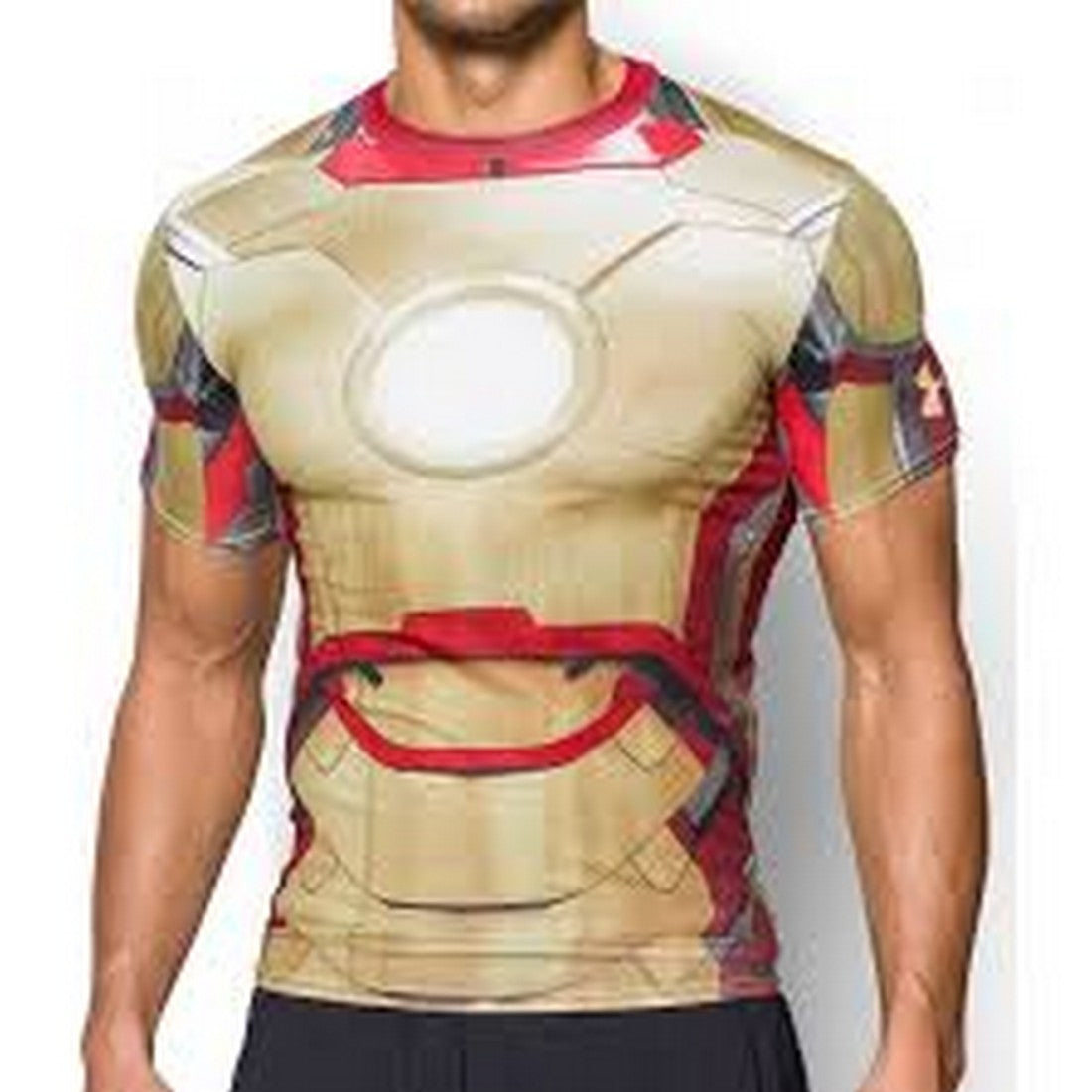 Camiseta de manga Compression Iron man hombre de Under Armo –