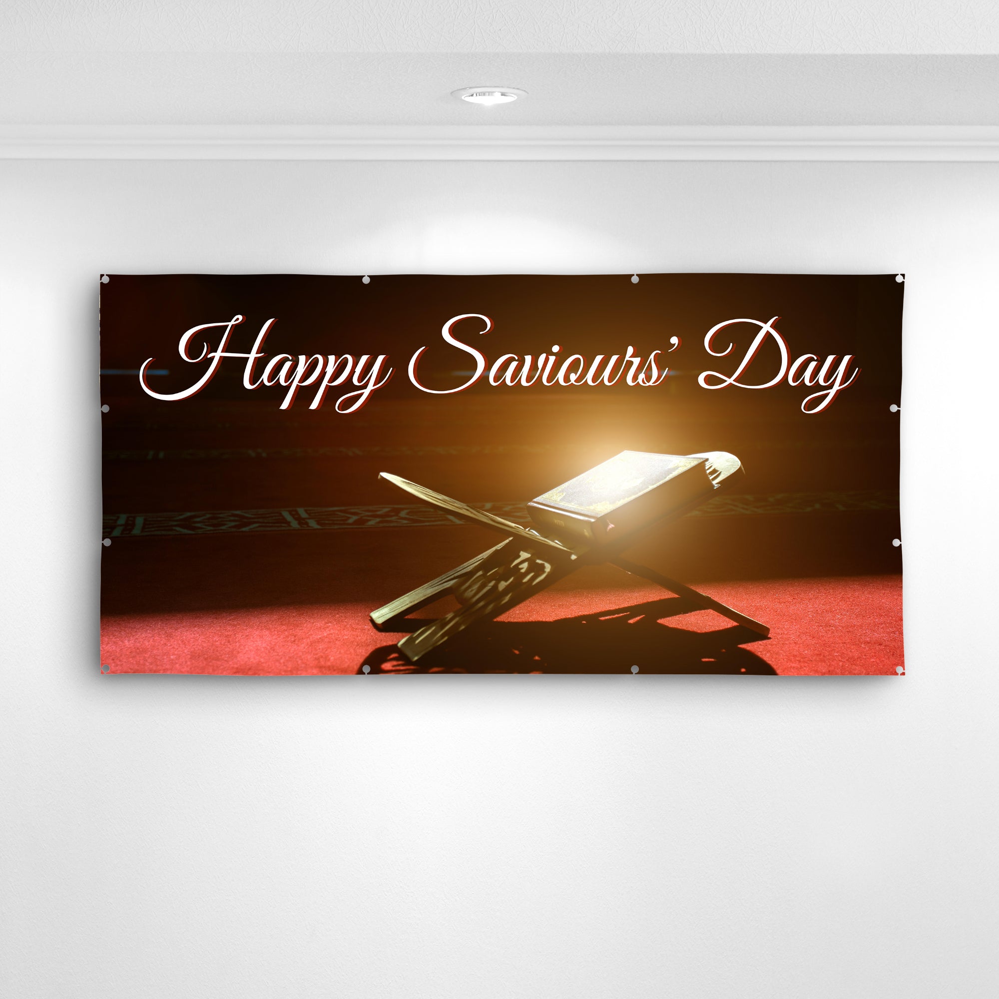 Happy Saviours' Day Banner Holy Quran Triple S Designs & Graphics