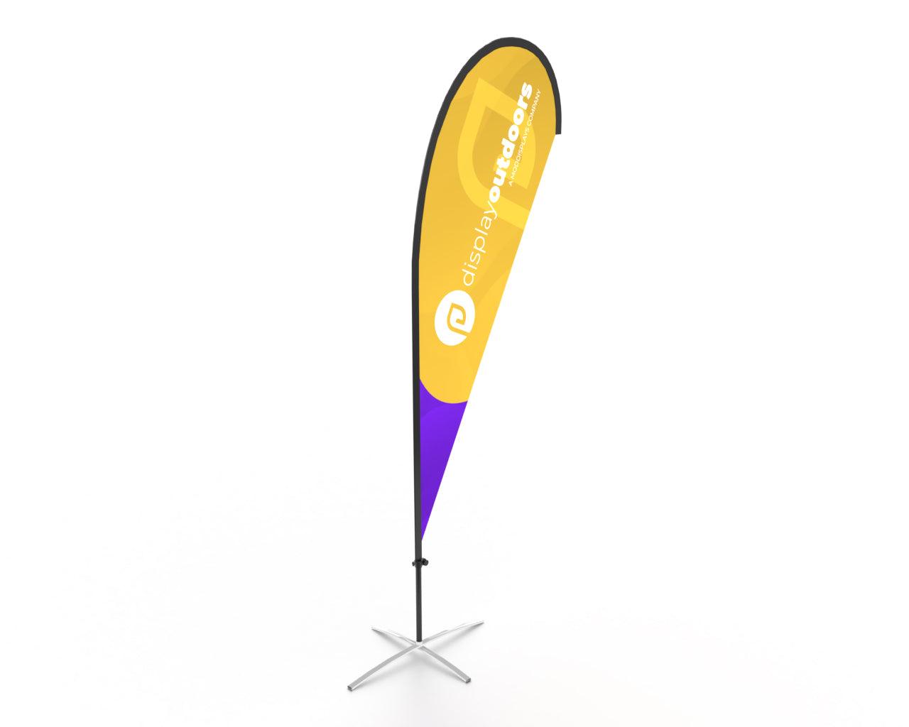 Zoom Flex Teardrop Flag - 15ft - Display Outdoors