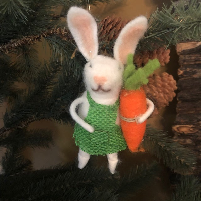 Ornament - Carrot Bunny – Personally Yours