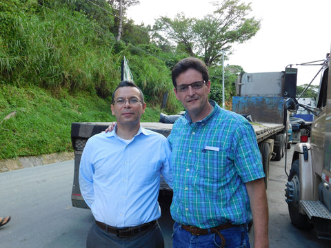 Luis at the border Serve Coffee trip to origin Beneficio Las Segovia