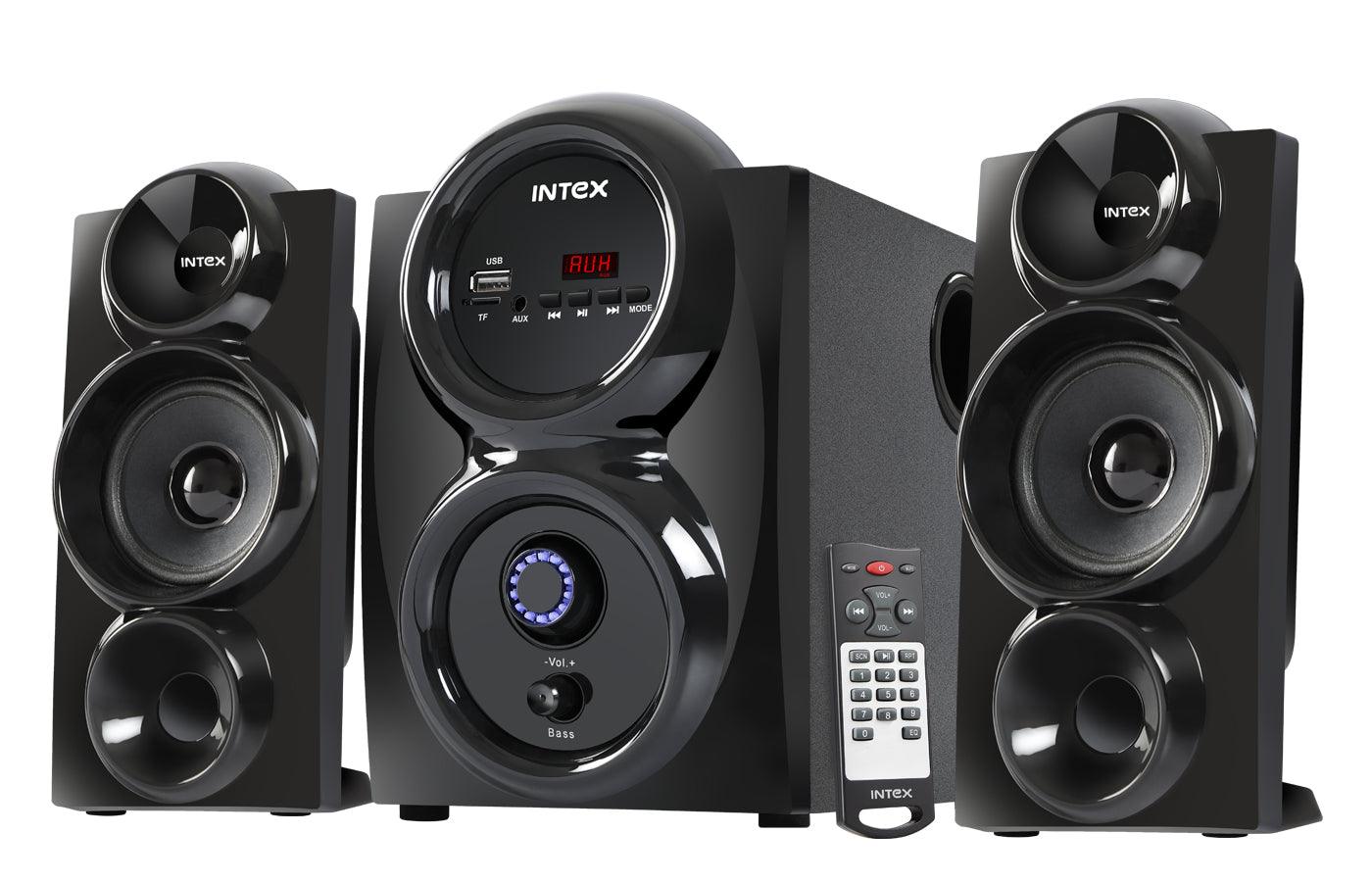 intex 2.1 speakers with fm and usb