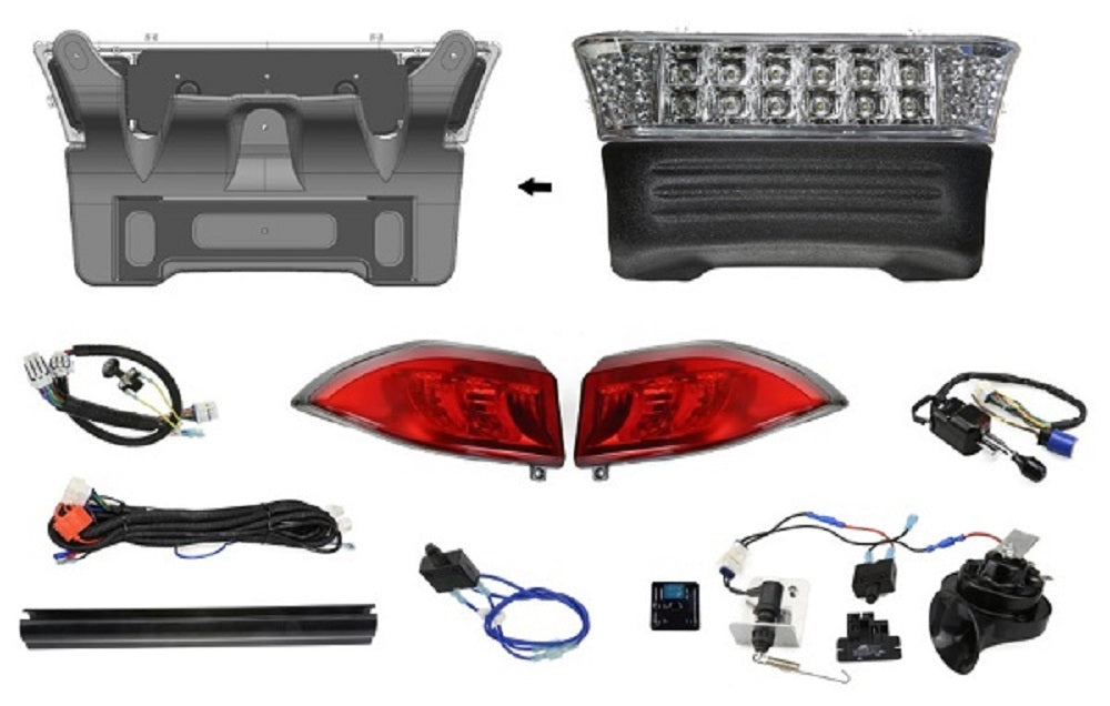 club car precedent street legal light kit