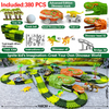 Racing Dinosaur Train Set™ | Fantasierijke Treinbaan Set voor ongekend speelplezier | Incl. Extra GRATIS Dino + treinauto t.w.v. €19.95