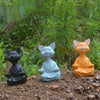 Mischievous Buddha Cat Statue™ | Ontspan en mediteer samen met dit kattenbeeldje