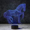 3D Horse Night Lamp™ | Powered LED akrylglas