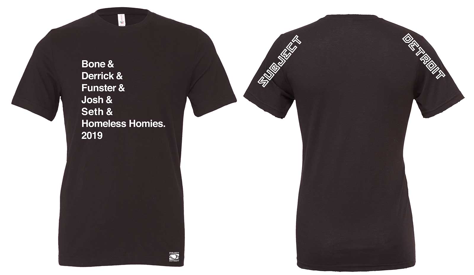 Limited edition homeless homies benefit shirt