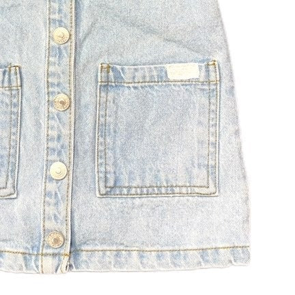 2t 7FAM denim Overall Dress