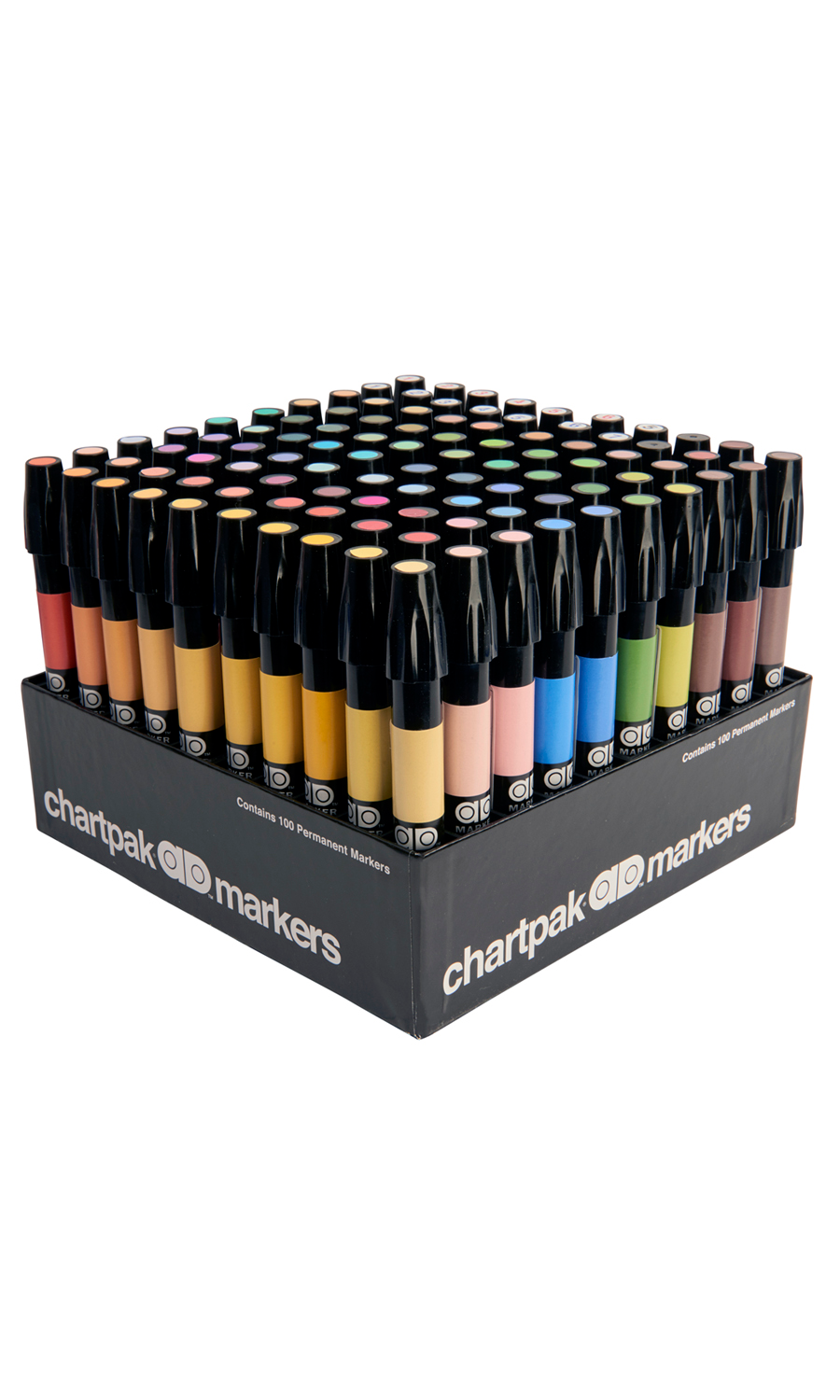 Chartpak® AD® Marker Set, 100 Markers – Chartpak Factory Store