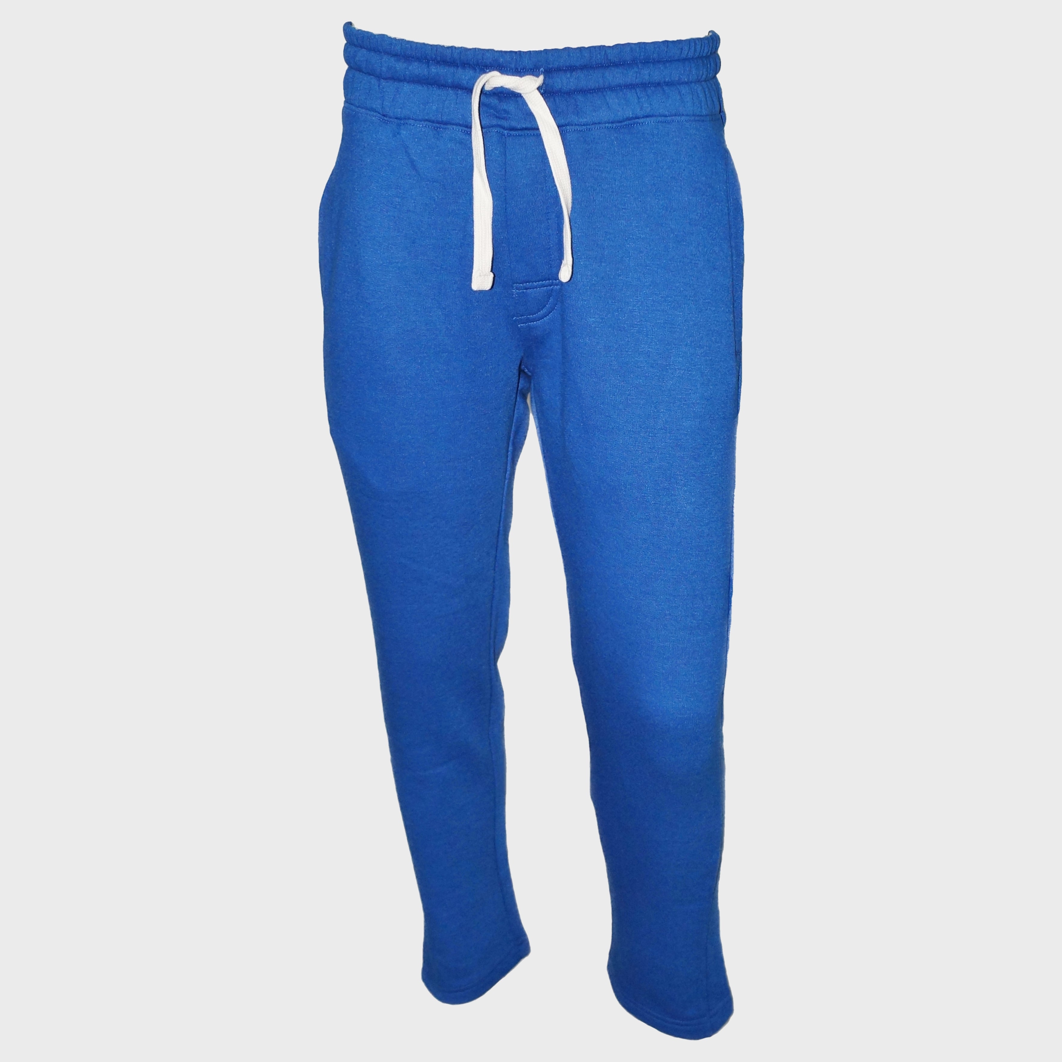 open hem cotton joggers