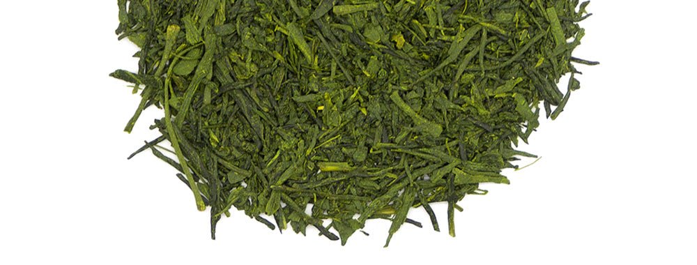 Sencha green tea leaves from Japan