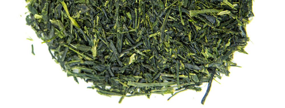 Sencha green tea leaves from Japan